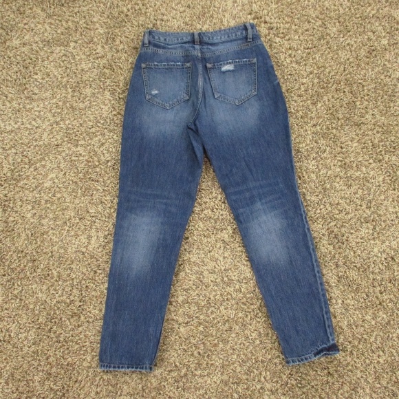 Kancan Jeans Women's 25‎ Dark Wash Beatrice Boyfriend Ultra High Rise Denim - Picture 2 of 7